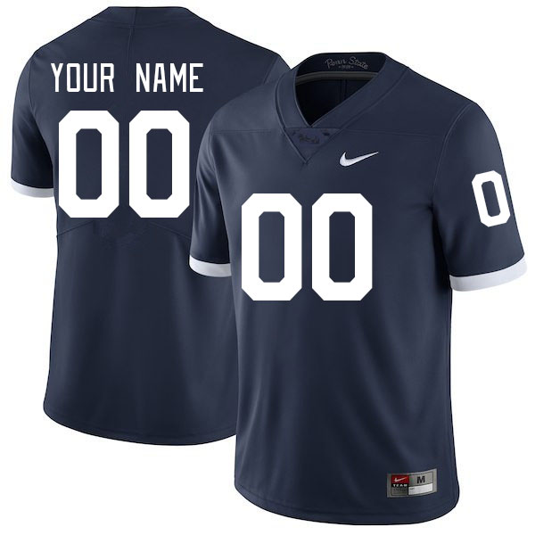 Custom Penn State Nittany Lions Name And Number College Football Jerseys Stitched-Retro
